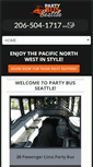 Mobile Screenshot of partybusseattle.com